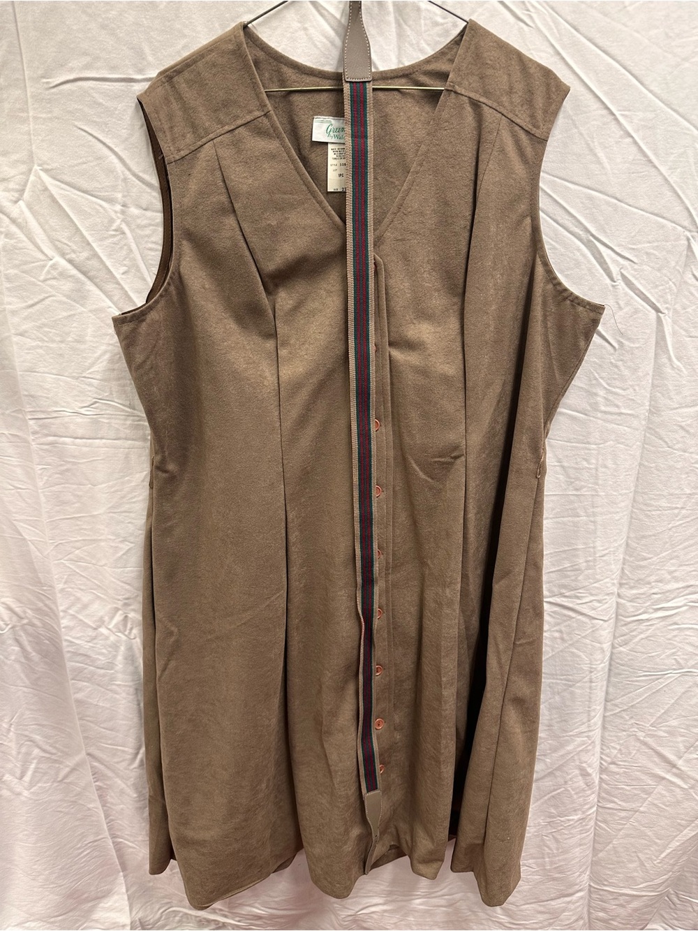 Vintage 70’s Greentree by Walden Dress w/ Original Matching Belt